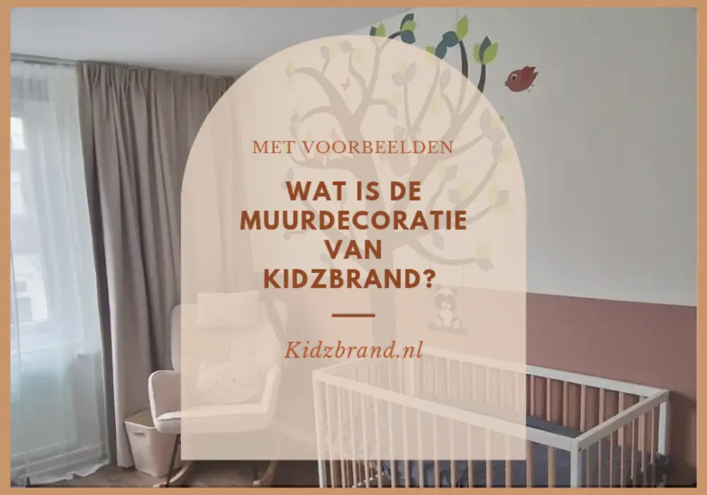 Wat is de muurdecoratie van Kidzbrand?